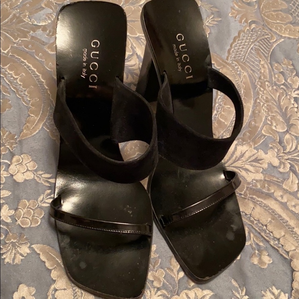 Gucci slip on heels